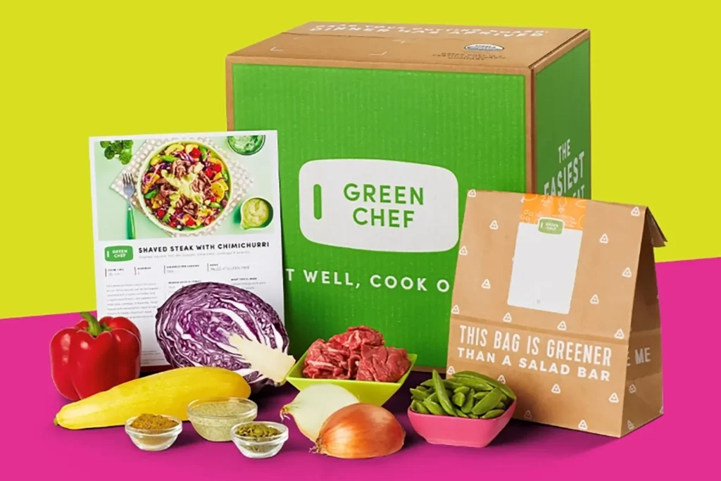 Green Chef CCOF certified organic ingredients for keto meal
