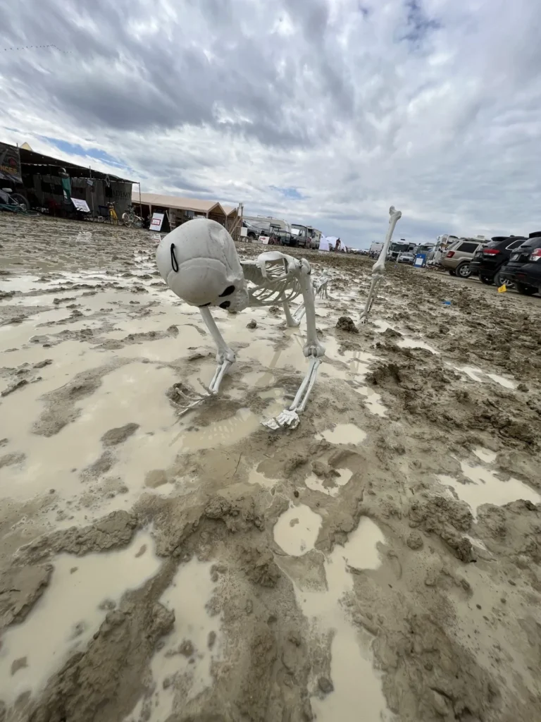 Muddy wasteland instead of desert during Mudpocalypse